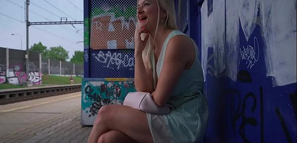 trendsPublic Agent Big Tits Blonde Lily Joy Fucked Behind Train Station